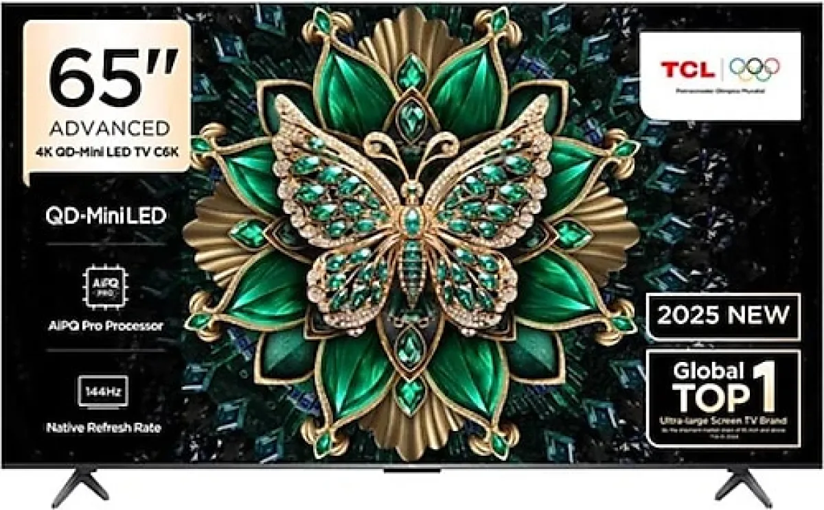 TCL 65C6K 4K Ultra HD 65" 165 Ekran Uydu Alıcılı Google Smart Mini LED TV