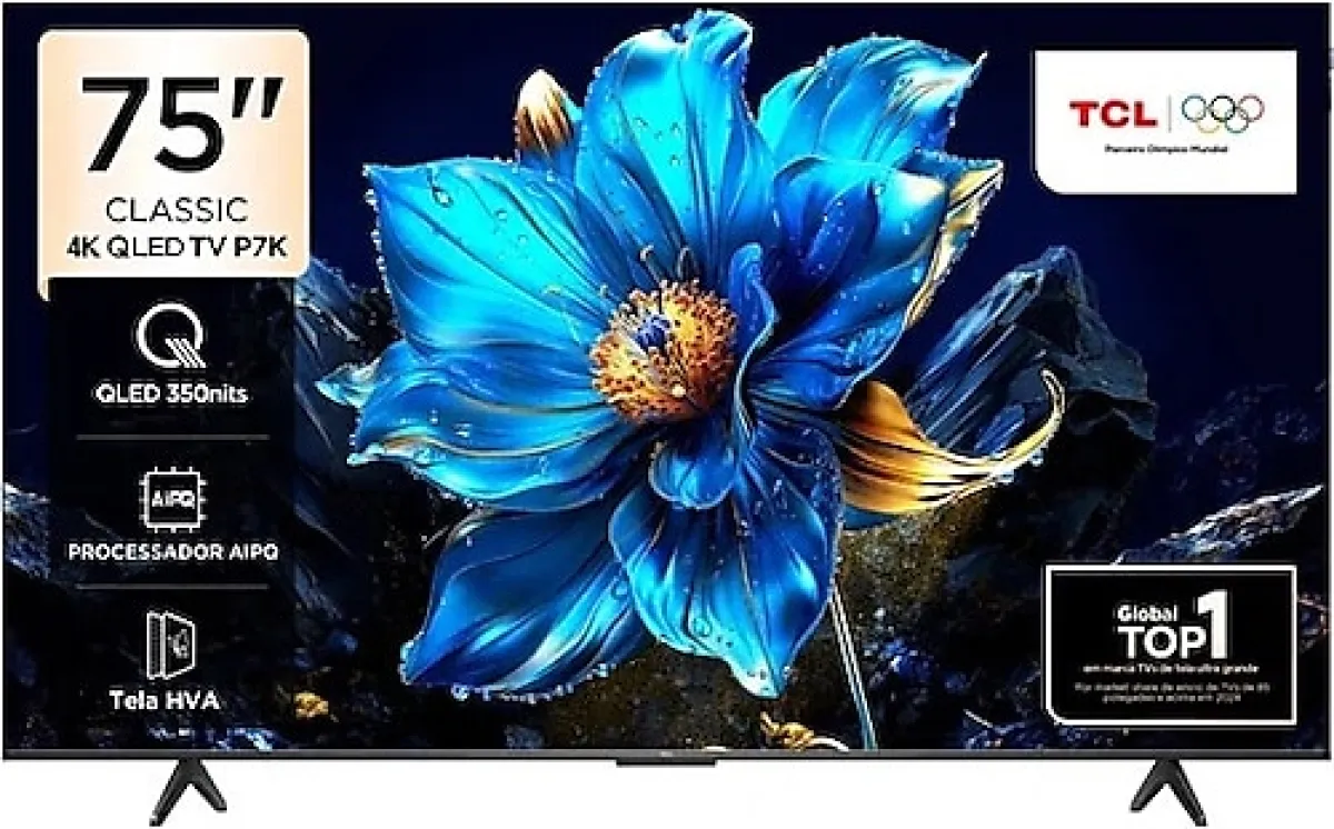 TCL 75P7K 4K Ultra HD 75" 190 Ekran Uydu Alıcılı Google Smart QLED TV