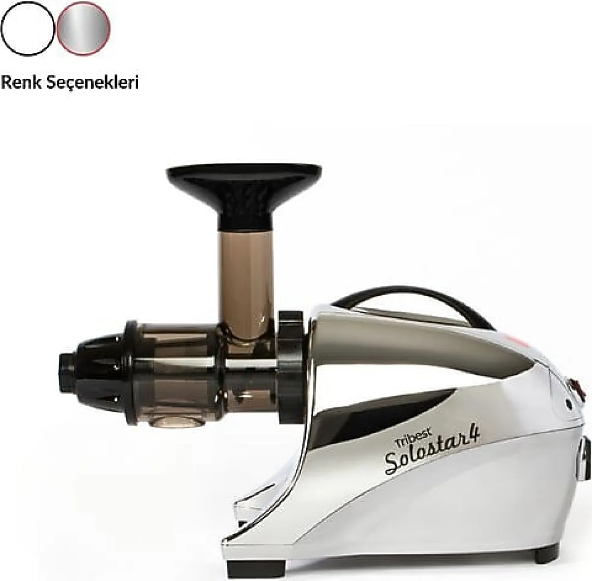 Tribest Solostar SS-4250-F-Krom Soğuk Sıkım Katı Meyve Sıkacağı