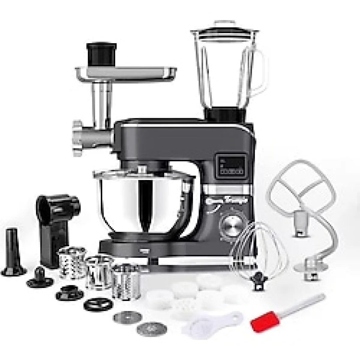 Trumio Çok İşlevli Kıyma Çekme Hamur Yapma Blender Makinesi