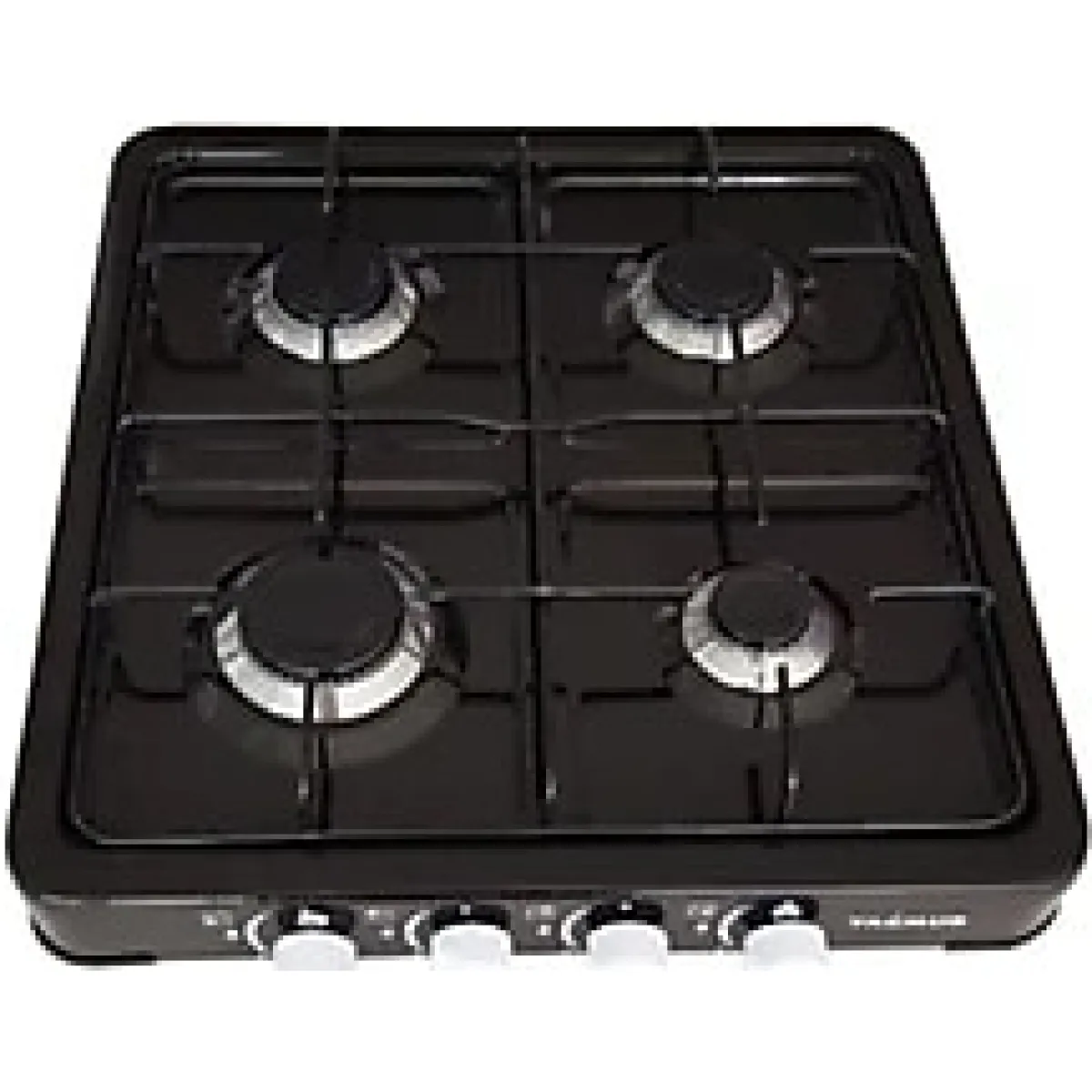 Uğur Siyah Set Üstü 4 Gözlü 4 Lü Ocak Doğalgazlı