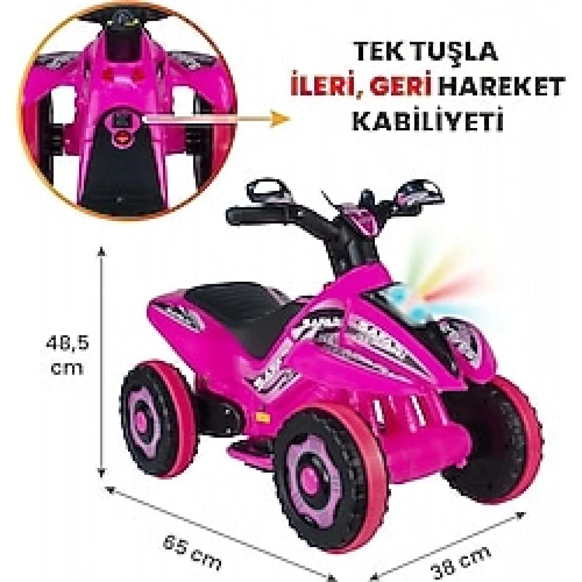 UJ Toys 6V Akülü ATV