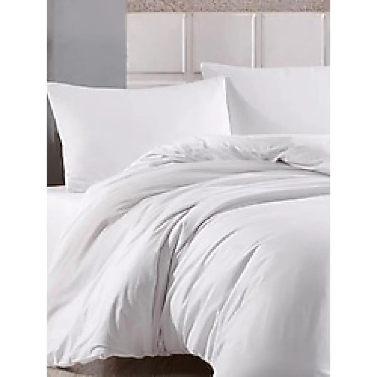 Uykulife Çift Kişilik Beyaz Renk Yorgan Şiltesi - 200 x 220 cm