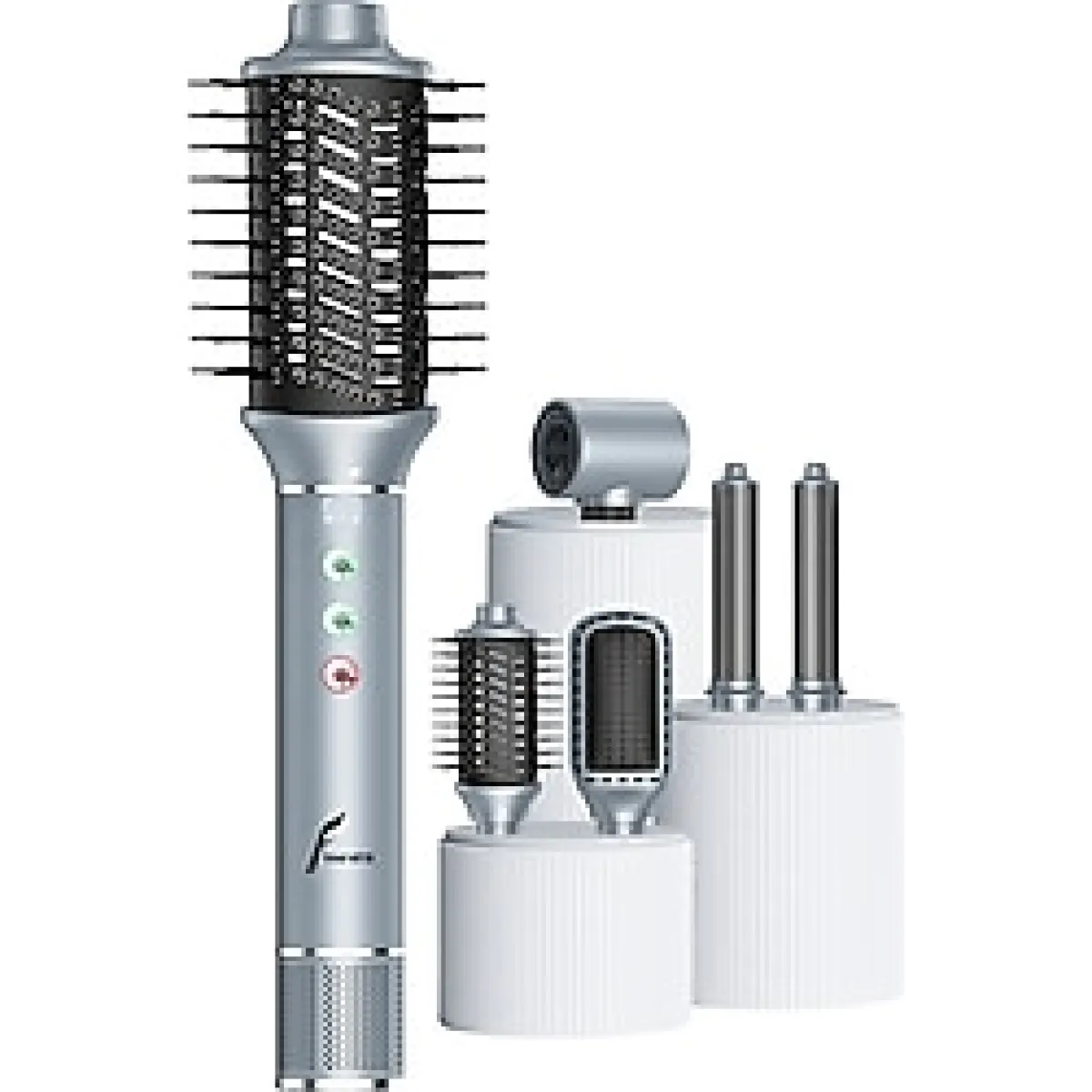 VERYFİT 5 iN 1 Hava Üflemeli Saç Düzleştirici Şekillendirici Compact Saç Kurutma Fön Makinesi