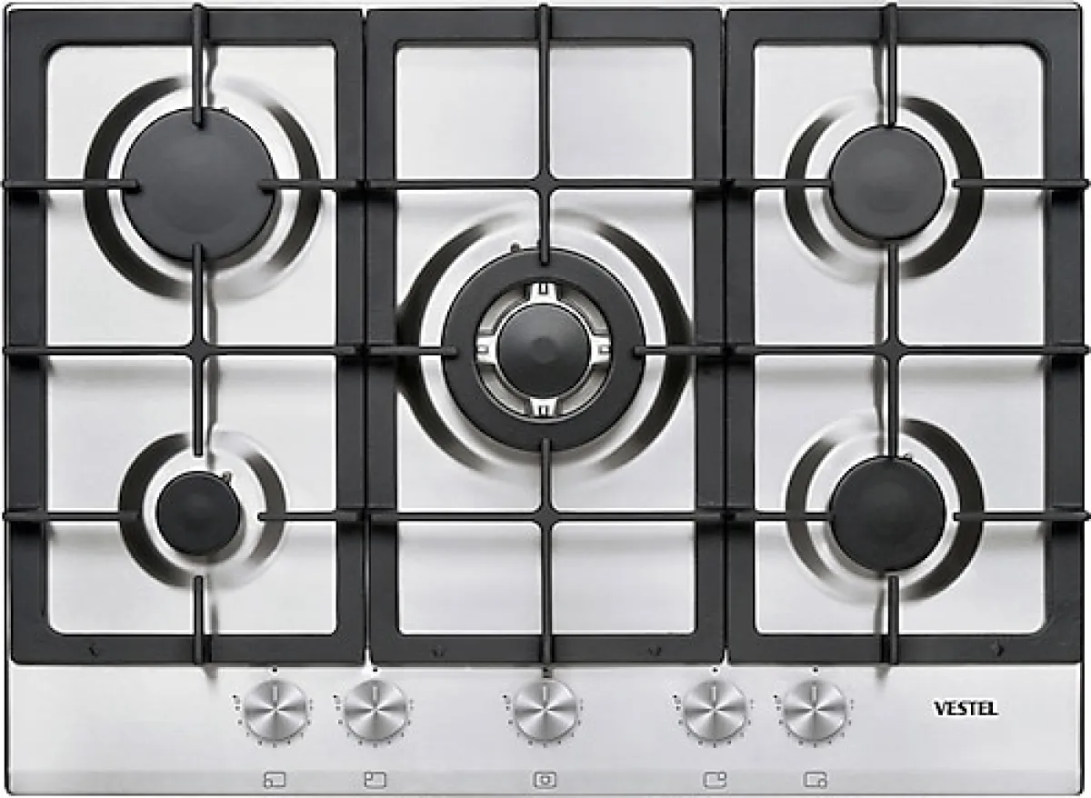 Vestel AO-71159 X DG-W Wok Gözlü Inox Ankastre Ocak