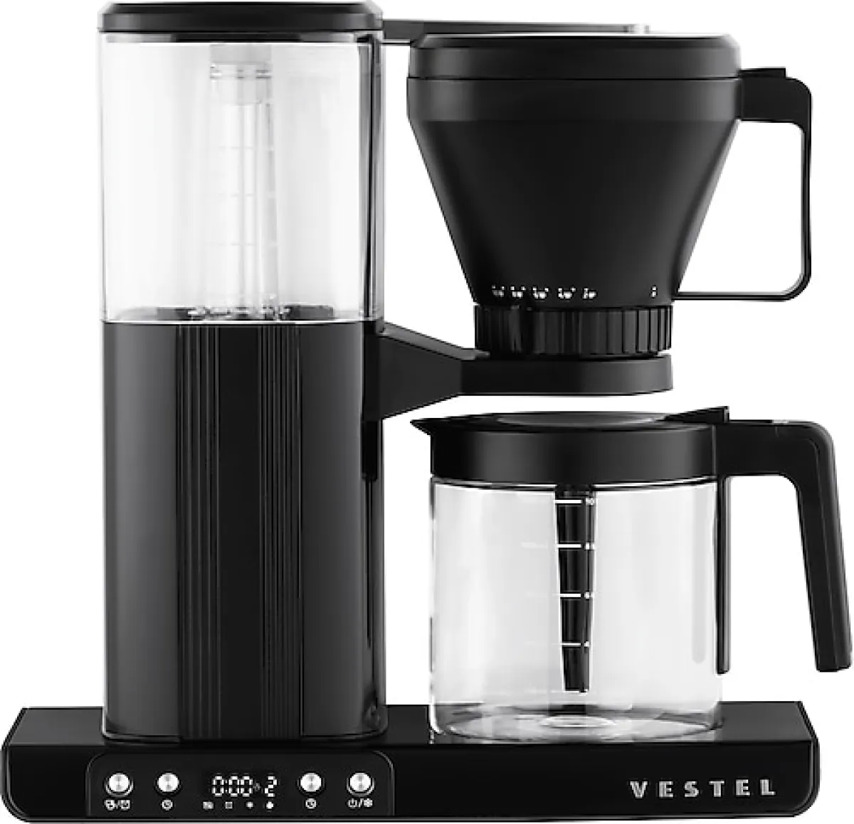 Vestel Brew 50 Retro Siyah Filtre Kahve Makinesi