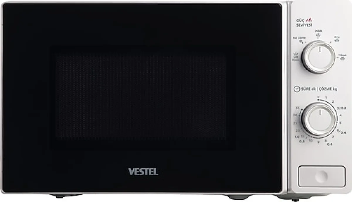 Vestel MD-20 YMB 20 lt Beyaz Mikrodalga Fırın