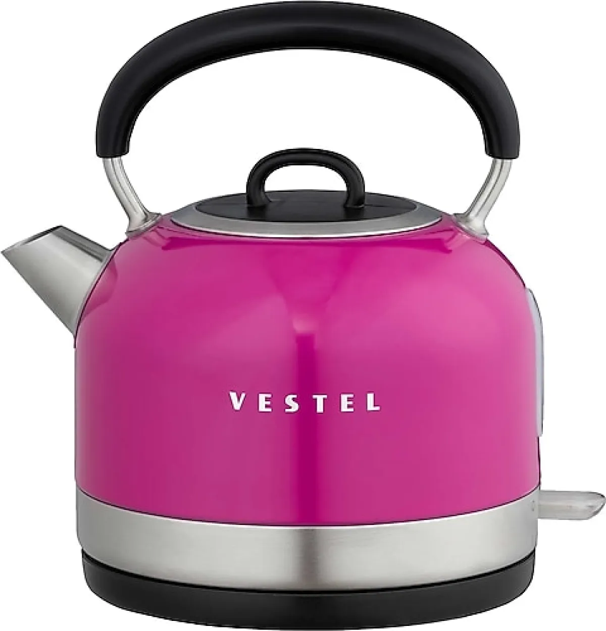 Vestel Retro Pembe 2200 W 1.7 lt Çelik Kettle