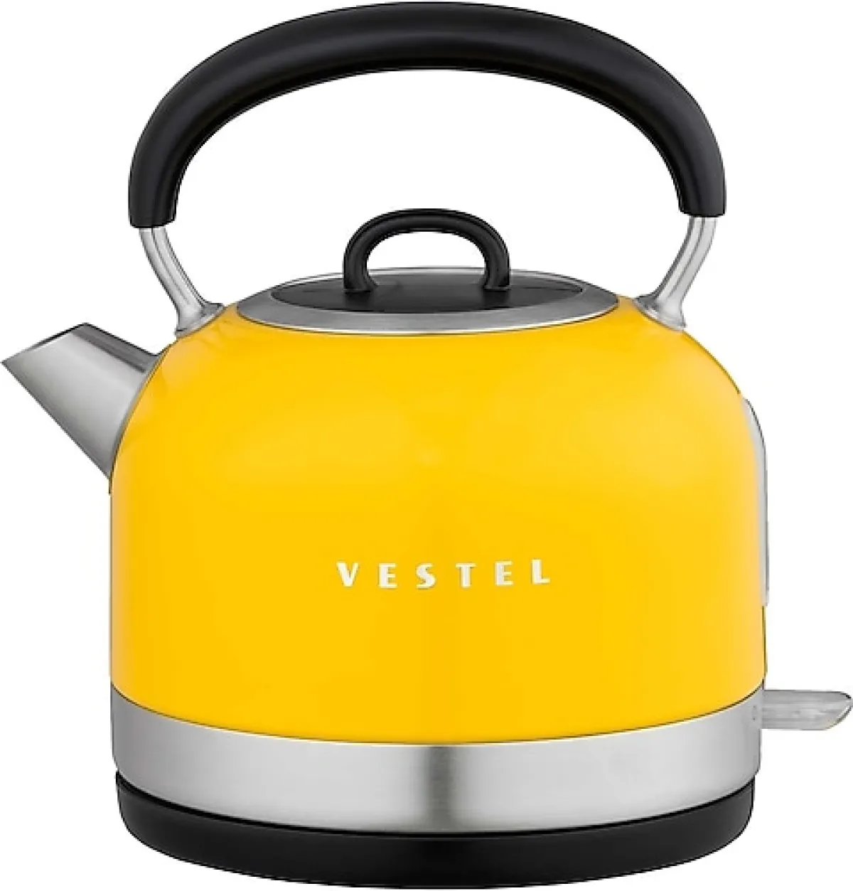 Vestel Retro Sarı 2200 W 1.7 lt Çelik Kettle