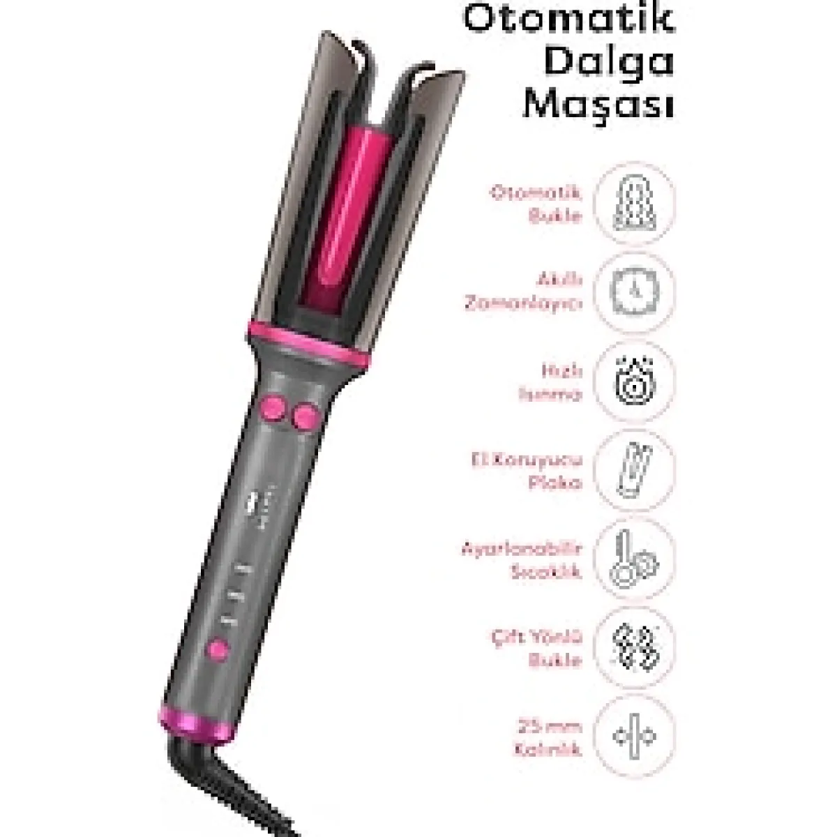 wimi Otomatik Dönen Şekillendirici Saç Maşası