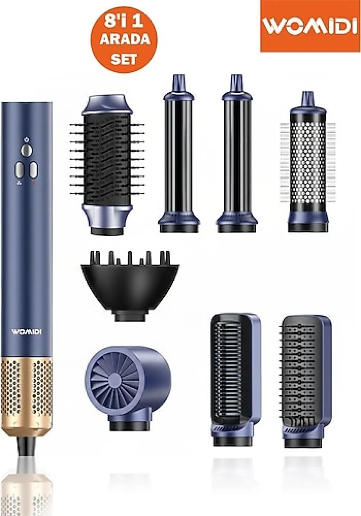 Womidi MR-FS01-3 8in1 Saç Şekillendirme Seti