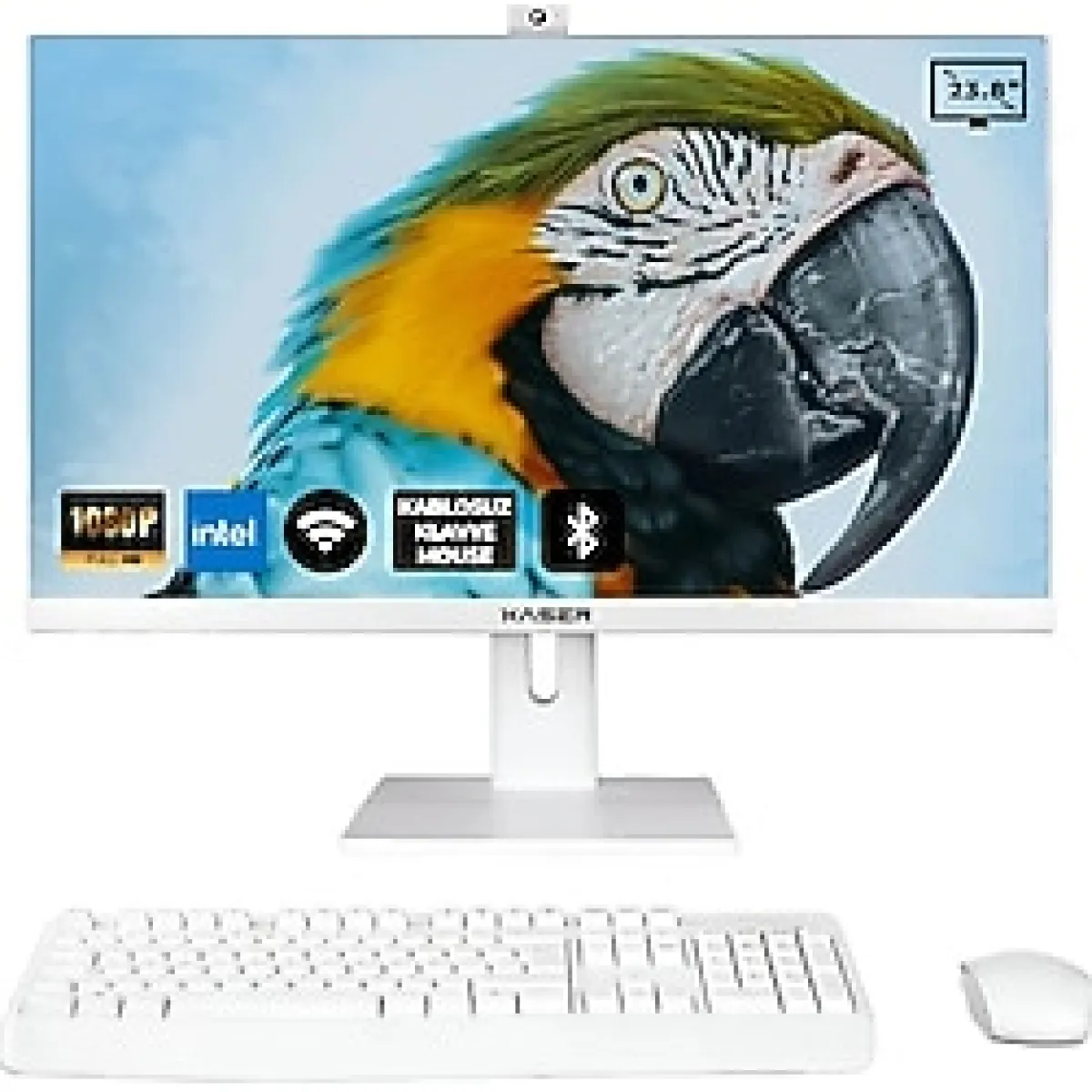 Xaser Xs137 i3 4130 8GB Ram 256GB SSD 23.8" Webcam + Wifi + BT All In One Bilgisayar