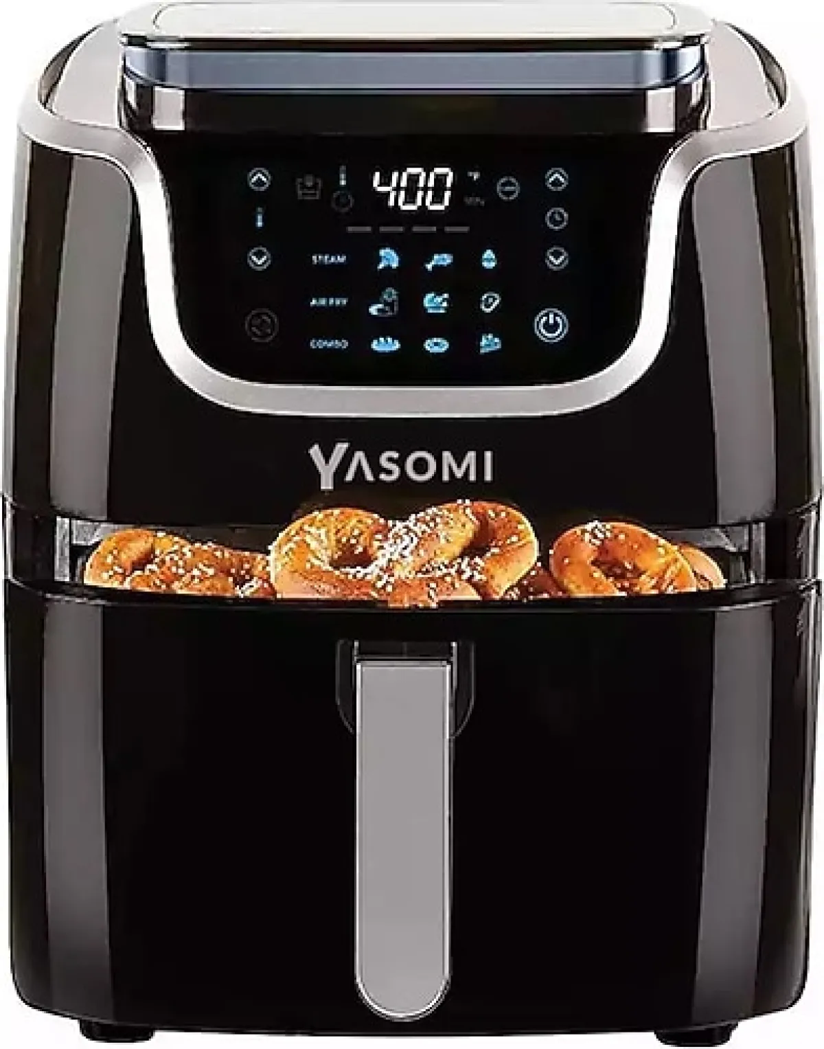 Yasomi Y77 XXL Buharlı Airfryer 7 lt Yağsız Siyah Fritöz