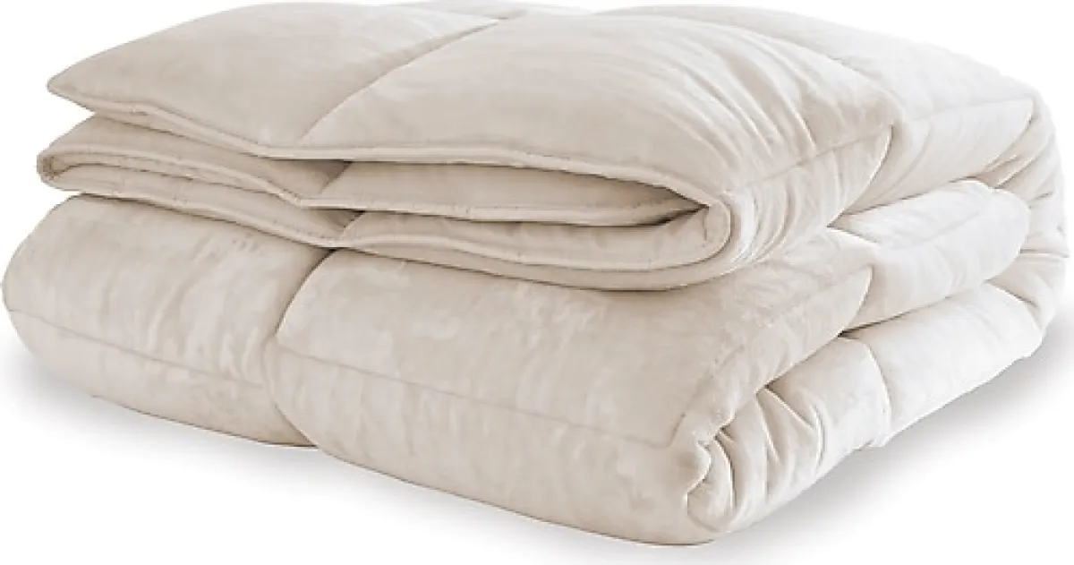 Yataş Macaron Krem 195x215 cm Welsoft Çift Kişilik Yorgan