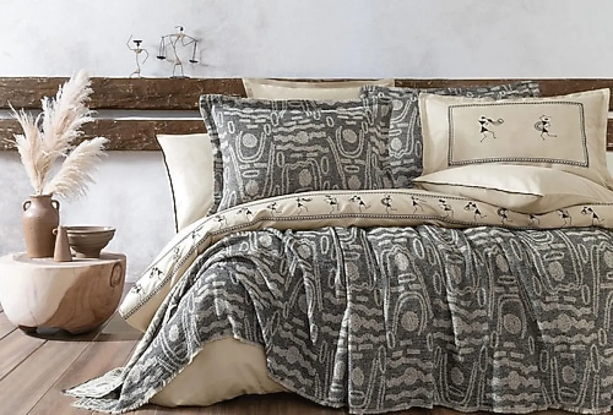 Yataş Pulido Yatak Örtülü Çift Kişilik Nevresim Takımı