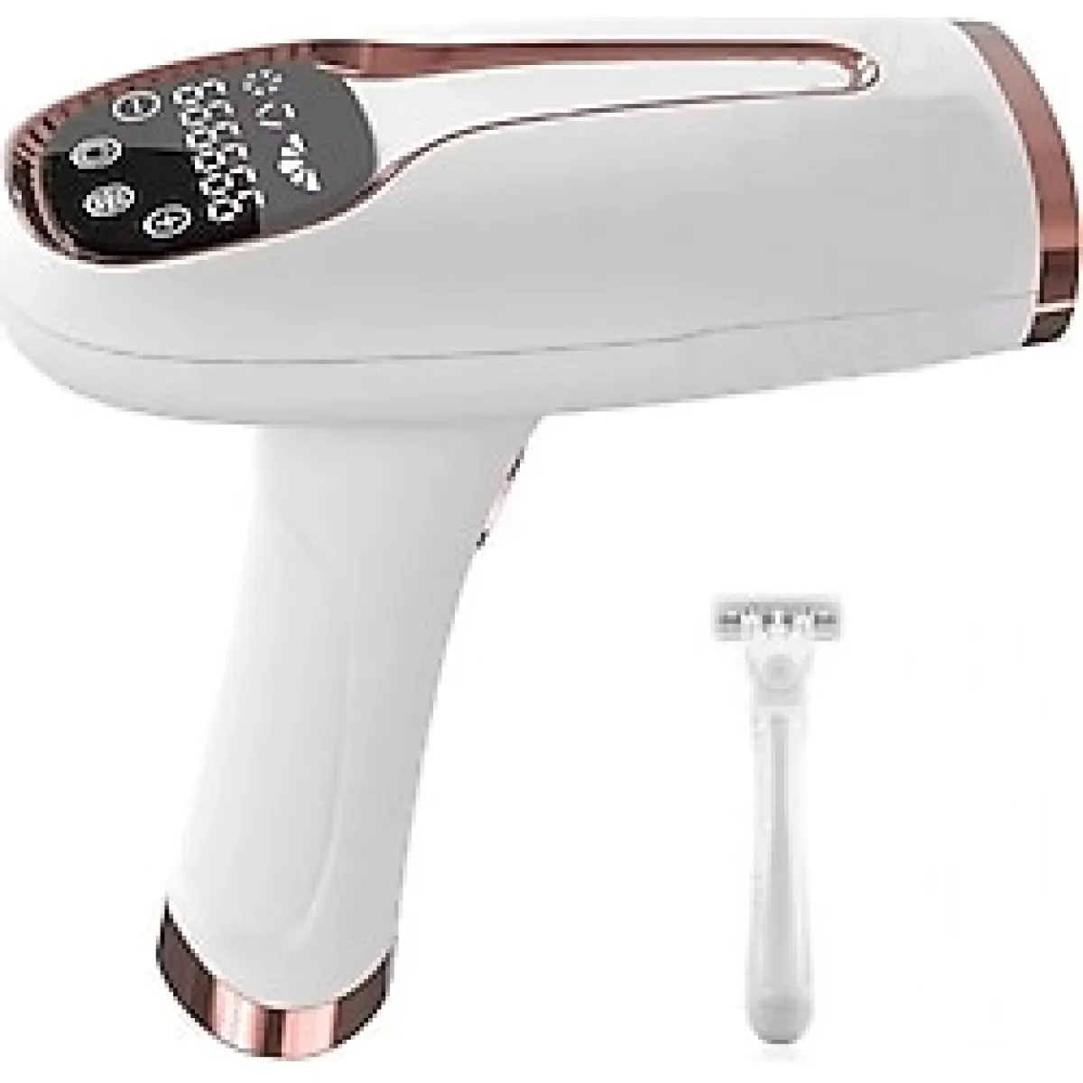 Yeni Nesil Ipl Buz Lazer Cihazı Otomatik/manuel Ayarlanilir Seviye Tüm Vücut Epilasyon 999.999 Atım-No2- - beyaz