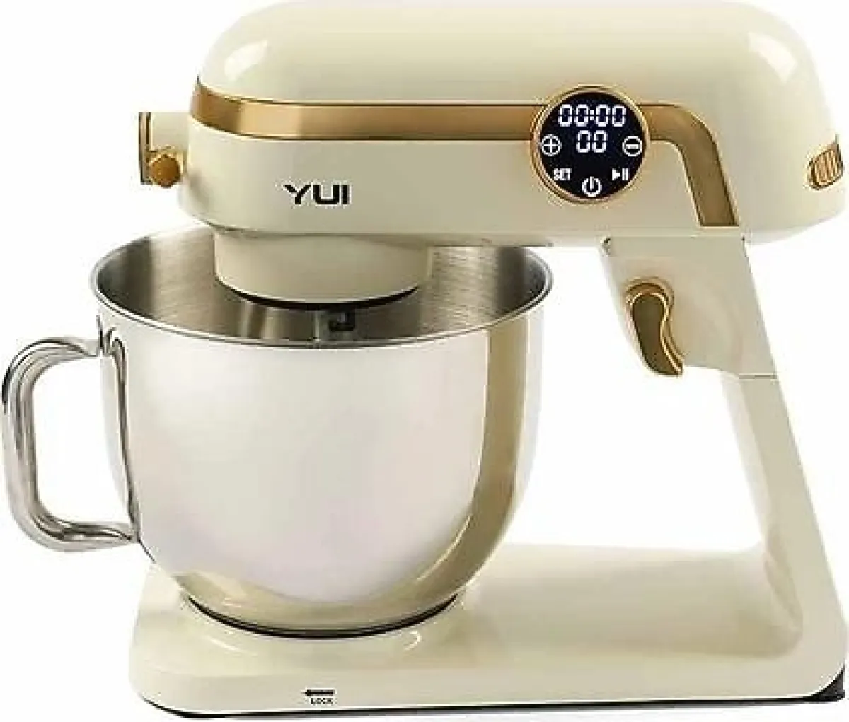 Yui M123 Easy Chef Premium 1800 W 7 lt Krem Gold Stand Mikser