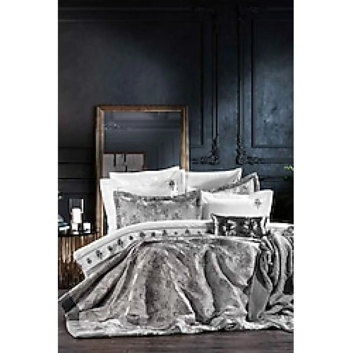 Zebra Casa Evona Gri 11 Parça Çeyiz Seti