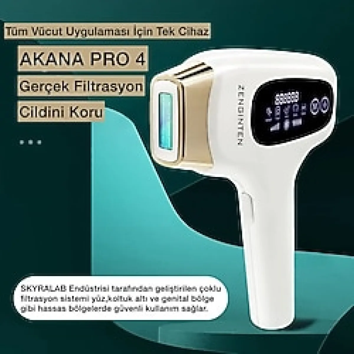 Zenginten Akana Pro 4 999.999 Atımlı Pro 4f Tüm Vücut Için Buz Başlıklı Ipl Lazer Epilasyon Cihazı