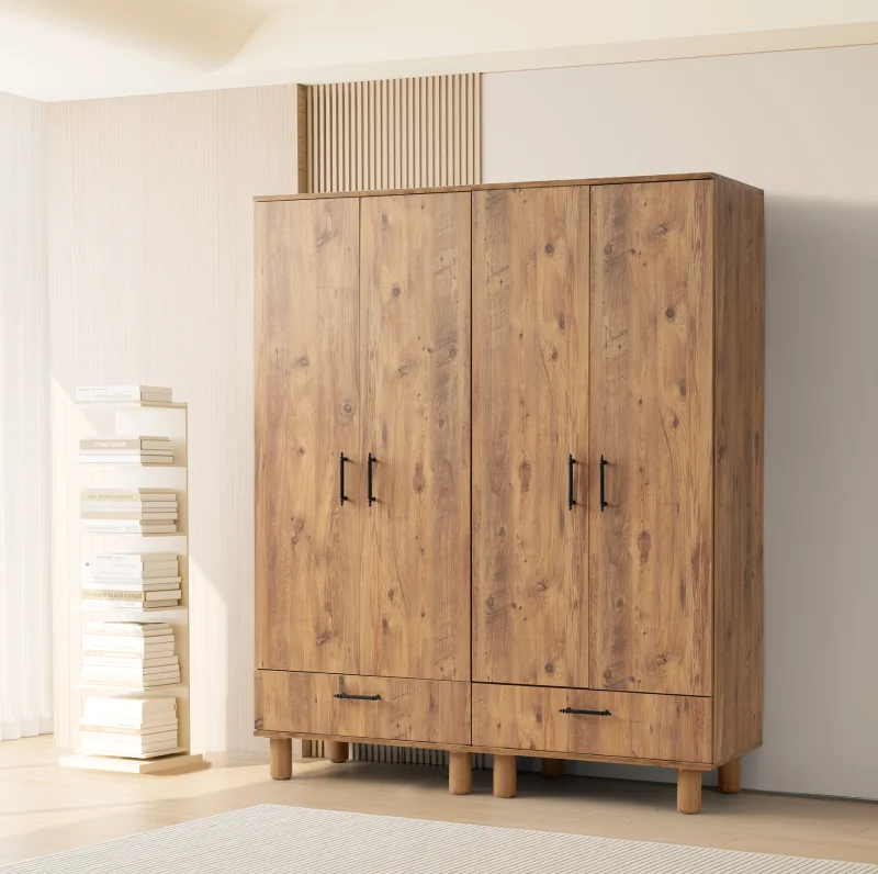 Diva Meşe 4 Kapılı Dolap (Er134)