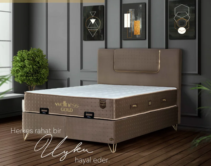 Wellness Gold Yatak Baza Başlık