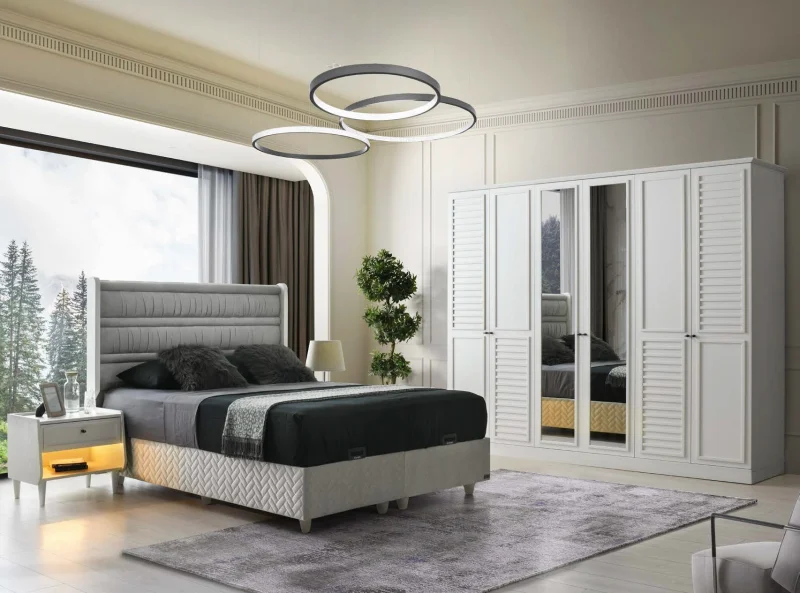Sevilla MDF Yatak Odası Takımı (Başlıklı)
