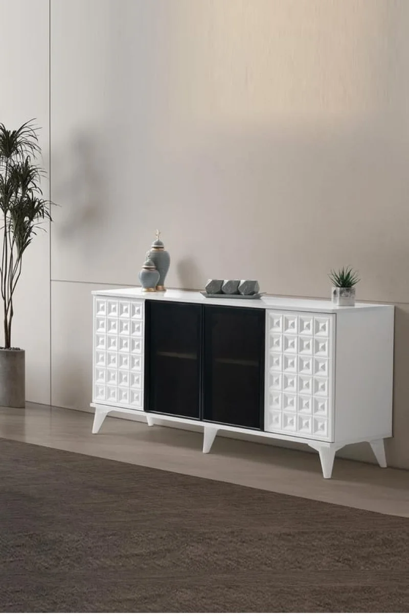 Yakut Reflekte Beyaz Konsol 160 cm (AK702)