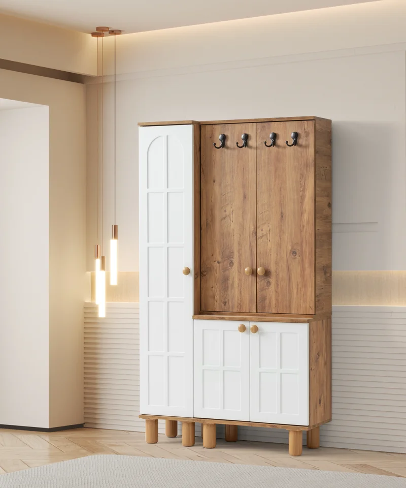 Akbulut Çizgi Ceviz Portmanto (ER205)