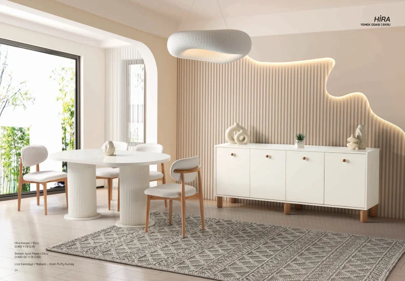 Hira Yemek Odası (Ekru)